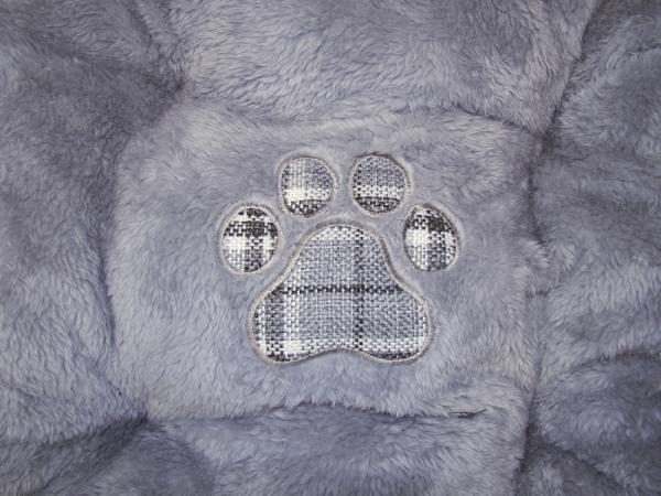 Nobby Donut Kapu - Hundebett / Katzenbett rund [50 cm] Donut mit niedrgem Einstieg und Wendekissen, waschbar